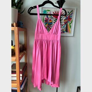 Cynthia Rowley NWT Silk Pink Sleeveless Mini Dress - Size 2